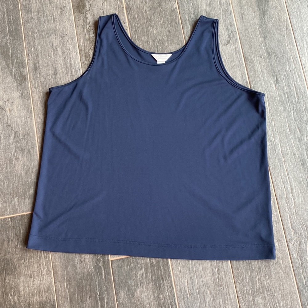 C.J.Banks Navy Shell piping around neck & Sleeves never worn Size 2X